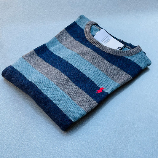 RL Striper label cut Exclusive Sweater (00343)