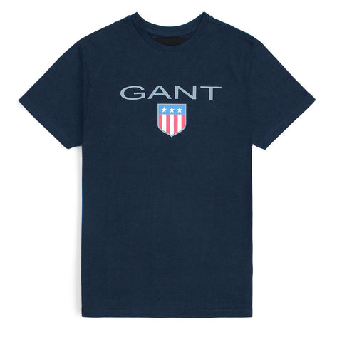 GNT printed navy T-Shirt (00314)