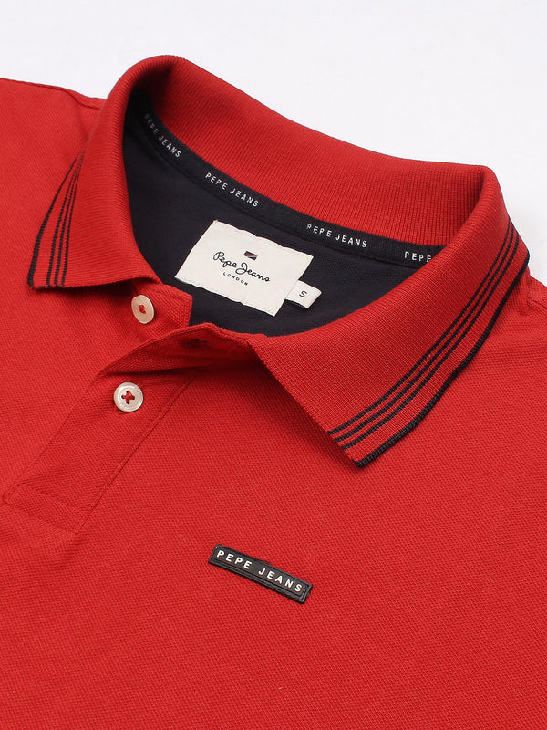 PP JEAN red bd genuine exclusive polo shirt (00328)