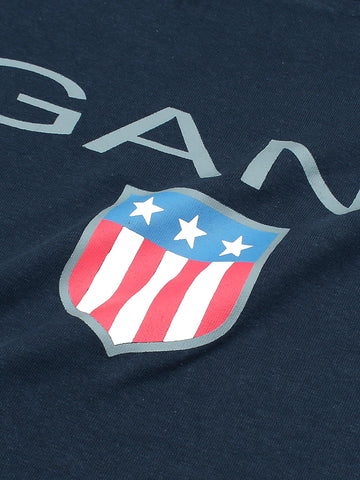 GNT printed navy T-Shirt (00314)