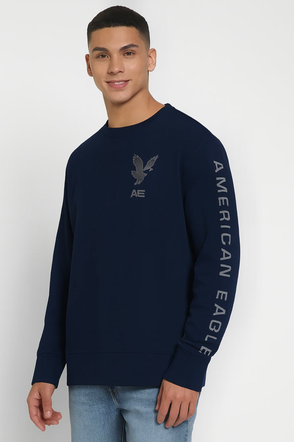 AE Premium Navy Cotton Fleece sweatshirt (00)