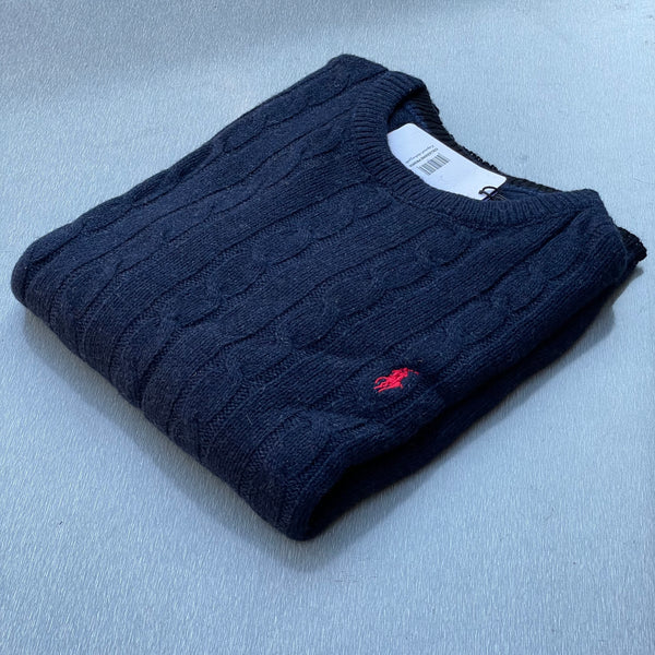 RL LABEL CUT  cable knit Exclusive Sweater (00343)