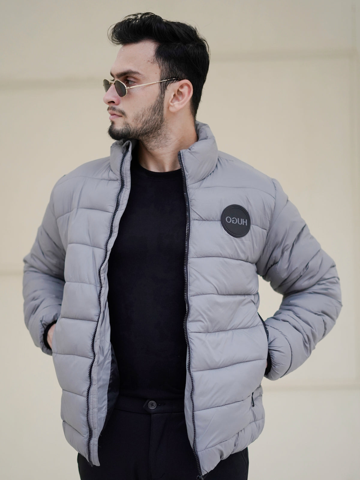 HG grey IMP puffer jacket (00338)