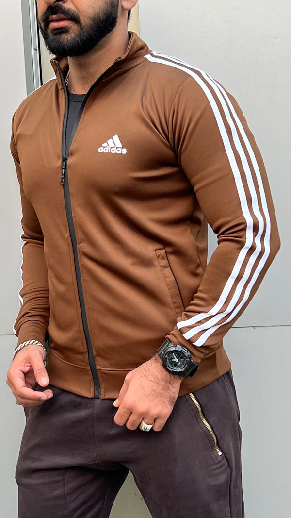 ADS 4-WAY STRETCH Brown Zipper (00341)NW