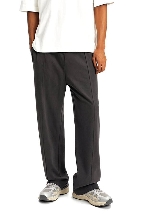 BRSHKA Charcoal Grey Wide Leg (Baggy) Trousers (00536)