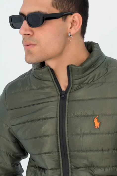 RL Puffer Green Slim Fit jacket (00344)