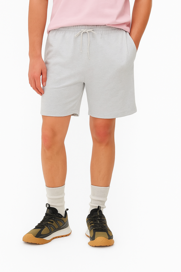 PRMRK Ice Blue Cotton Terry Shorts (00529)