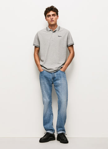 PP JEAN grey genuine exclusive polo shirt (00328)