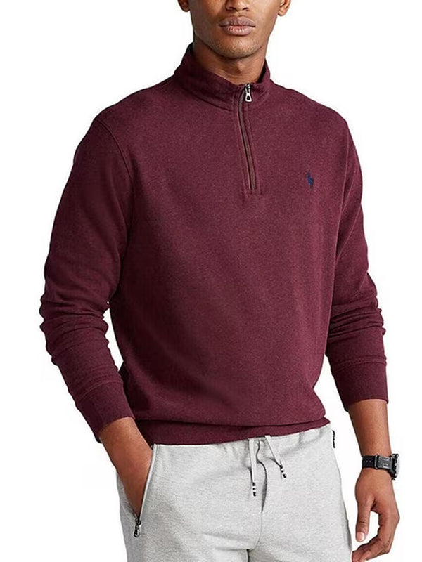 RL QUATER-ZIP maroon Sweater (00393)