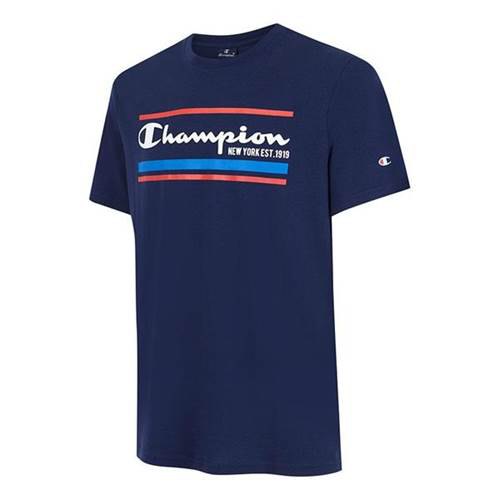 CHMPN cotton navy  T-Shirt (00330)
