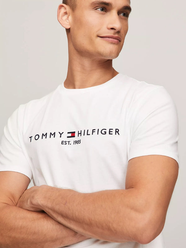 TMY Emb Cotton White T-Shirt (00429)