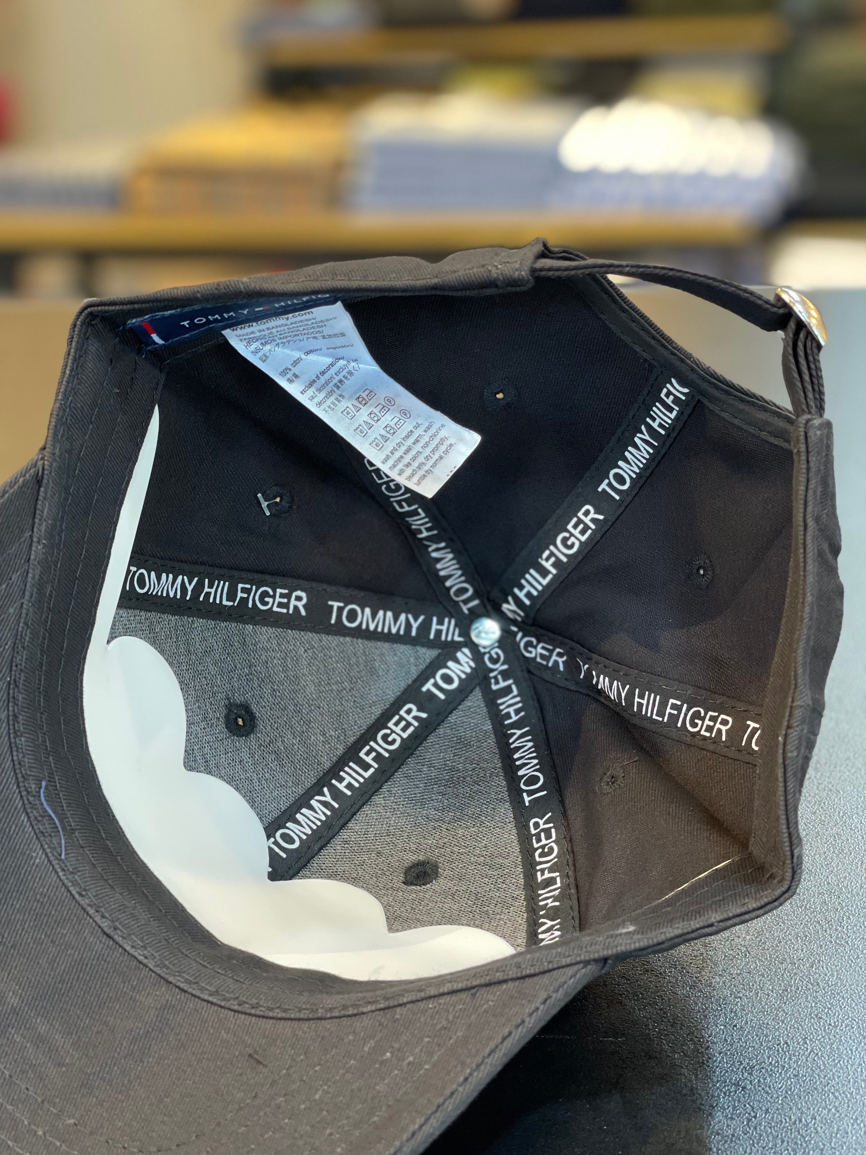 TMY Emb B Imported Black Cap(00324)
