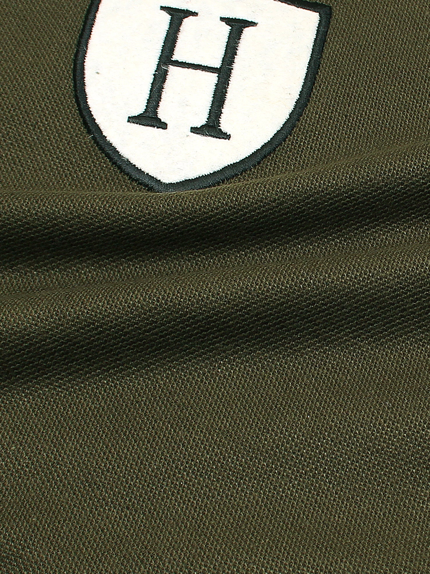 HLFGR soft cotton green polo shirt(00335)