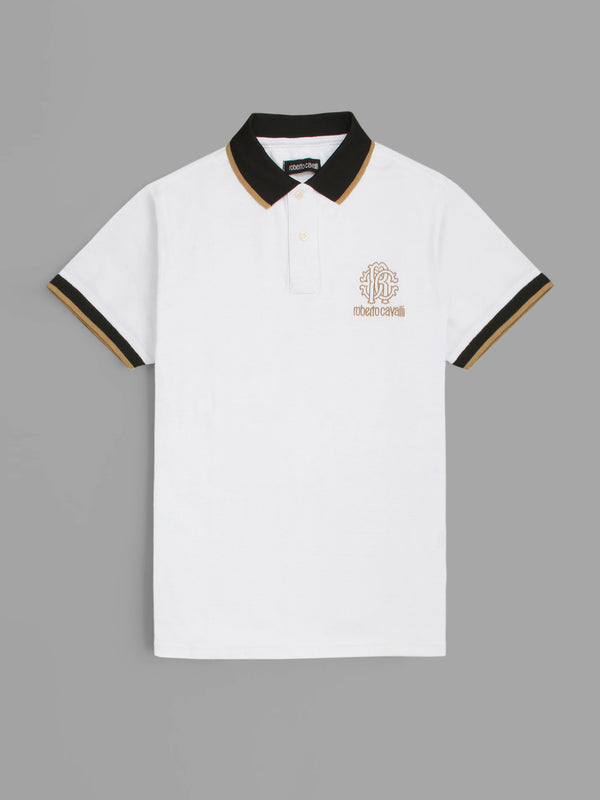 RBRTO soft cotton white polo shirt(00320)