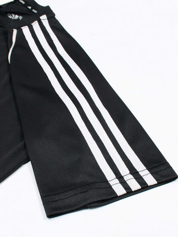 ADIDS TIRO  4-WAY STRETCH active wear black tracksuit (00323)