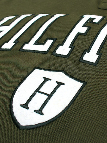 HLFGR soft cotton green polo shirt(00335)