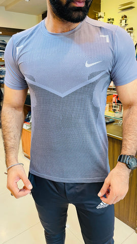 NIK Imported Active Wear grey T-Shirt (00329)