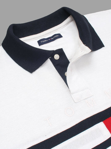 TMY soft cotton white polo shirt(00320)