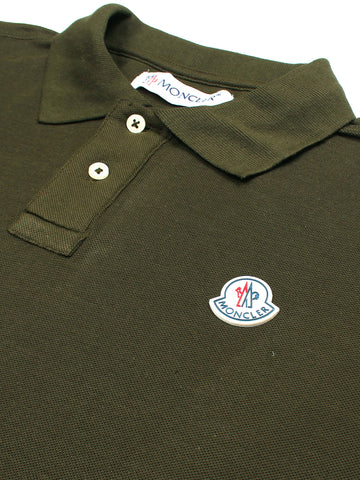 MNCLR soft cotton green polo shirt(00320)