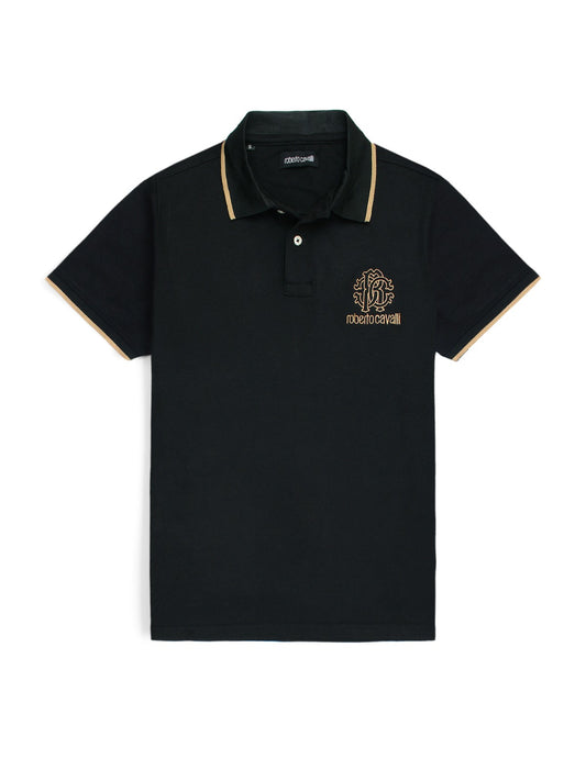 RBRTO soft cotton black polo shirt(00320)