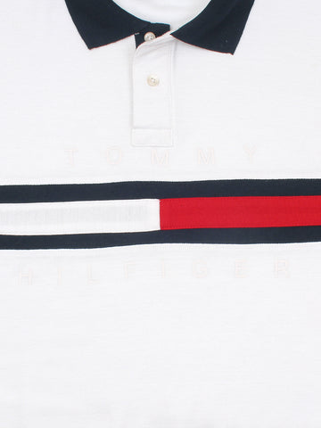 TMY soft cotton white polo shirt(00320)