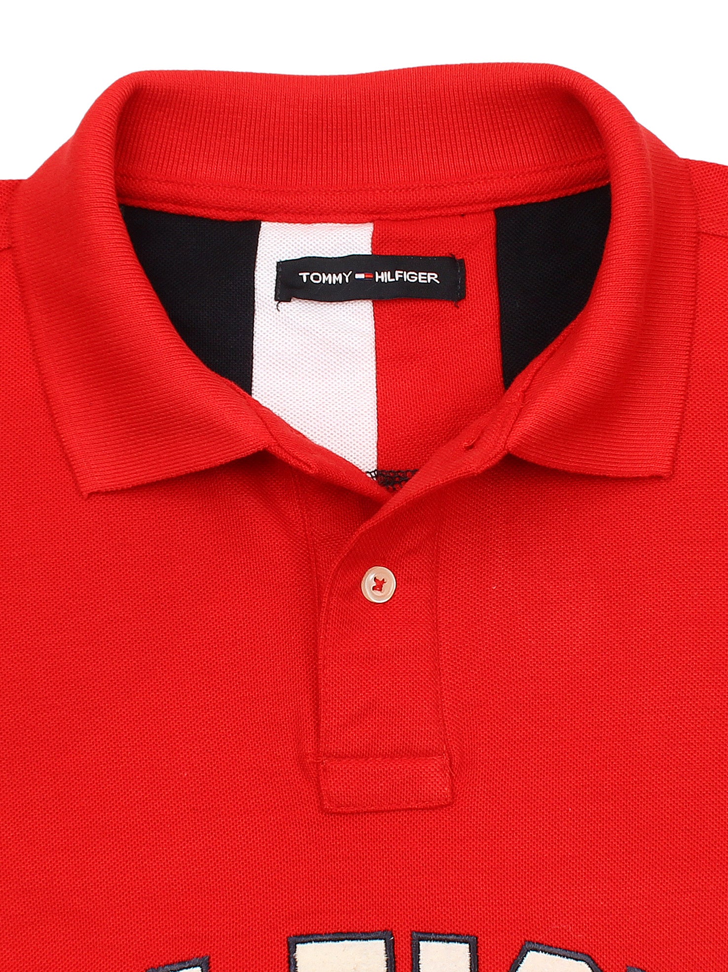 HLFGR soft cotton red polo shirt(00335)