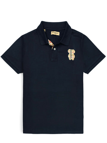 BRBRY soft cotton navy polo shirt(00320)
