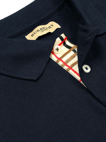 BRBRY soft cotton navy polo shirt(00320)