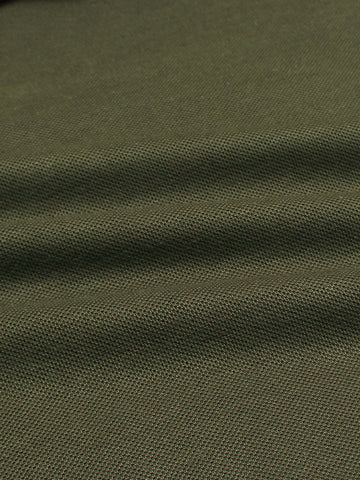 MNCLR soft cotton green polo shirt(00320)