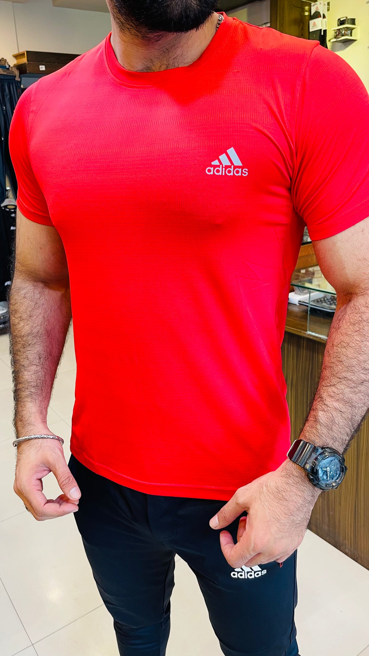 ADS Imported Active Wear red T-Shirt (00329)