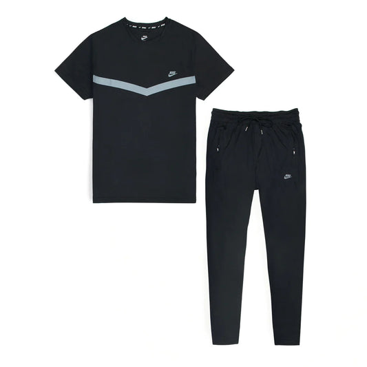NKK 4-WAY STRETCH active wear black tracksuit (00311)
