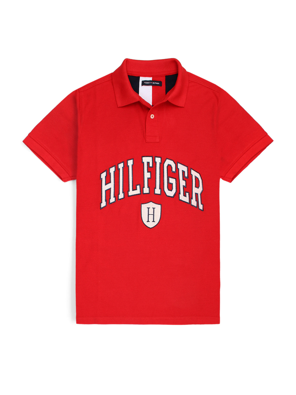 HLFGR soft cotton red polo shirt(00335)