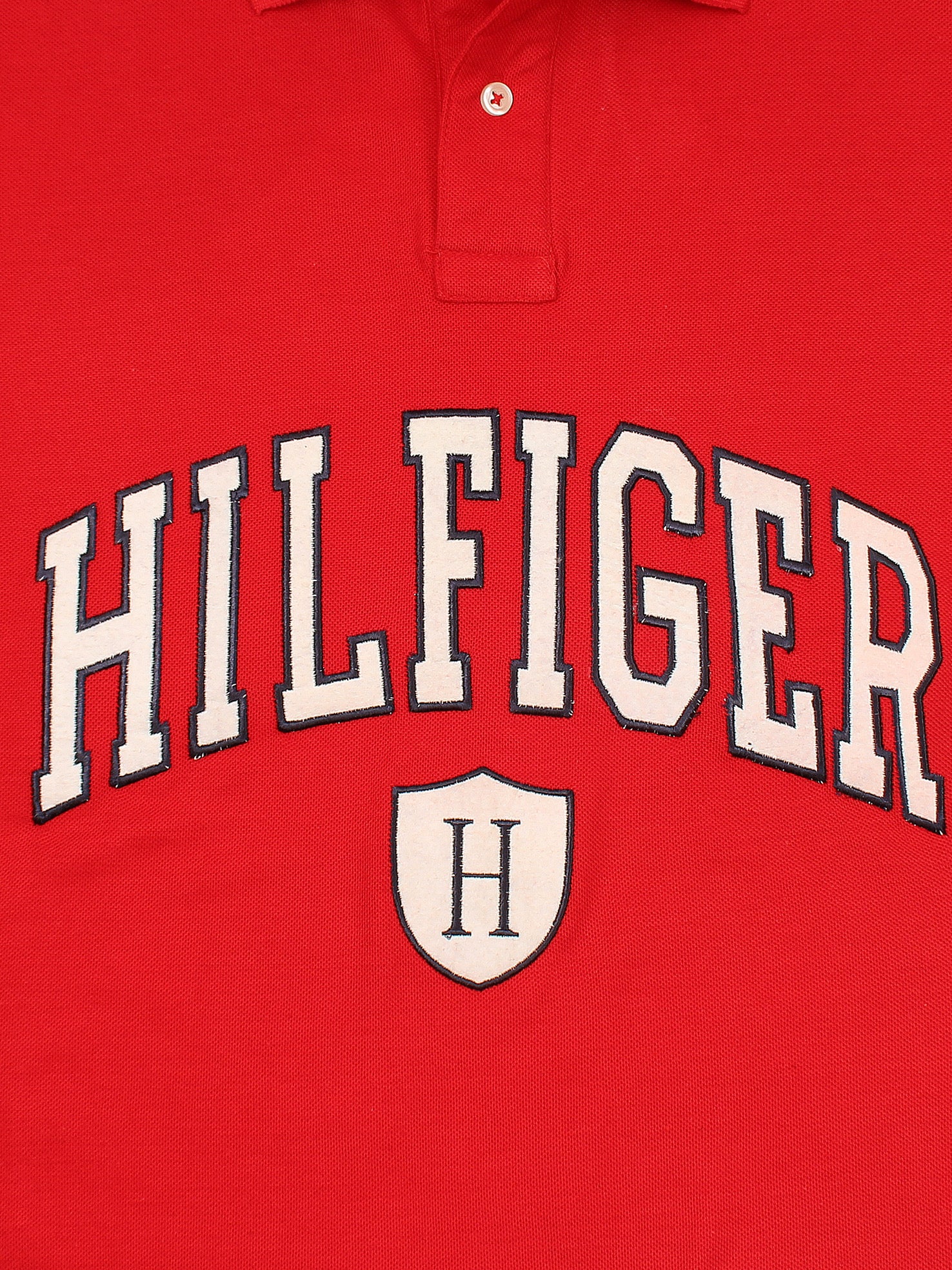 HLFGR soft cotton red polo shirt(00335)