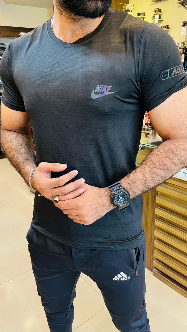 NIK Imported Active Wear black T-Shirt (00329)