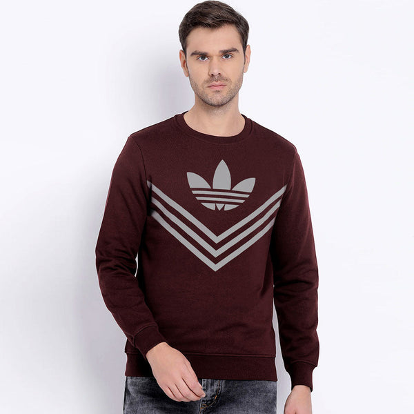 ADS-F  maroon poly-sweatshirt (00215)