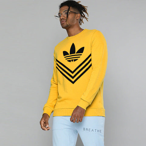 ADS-F  yellow poly-sweatshirt (00215)