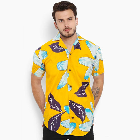 ZR-Floral half sleeves shirt-16