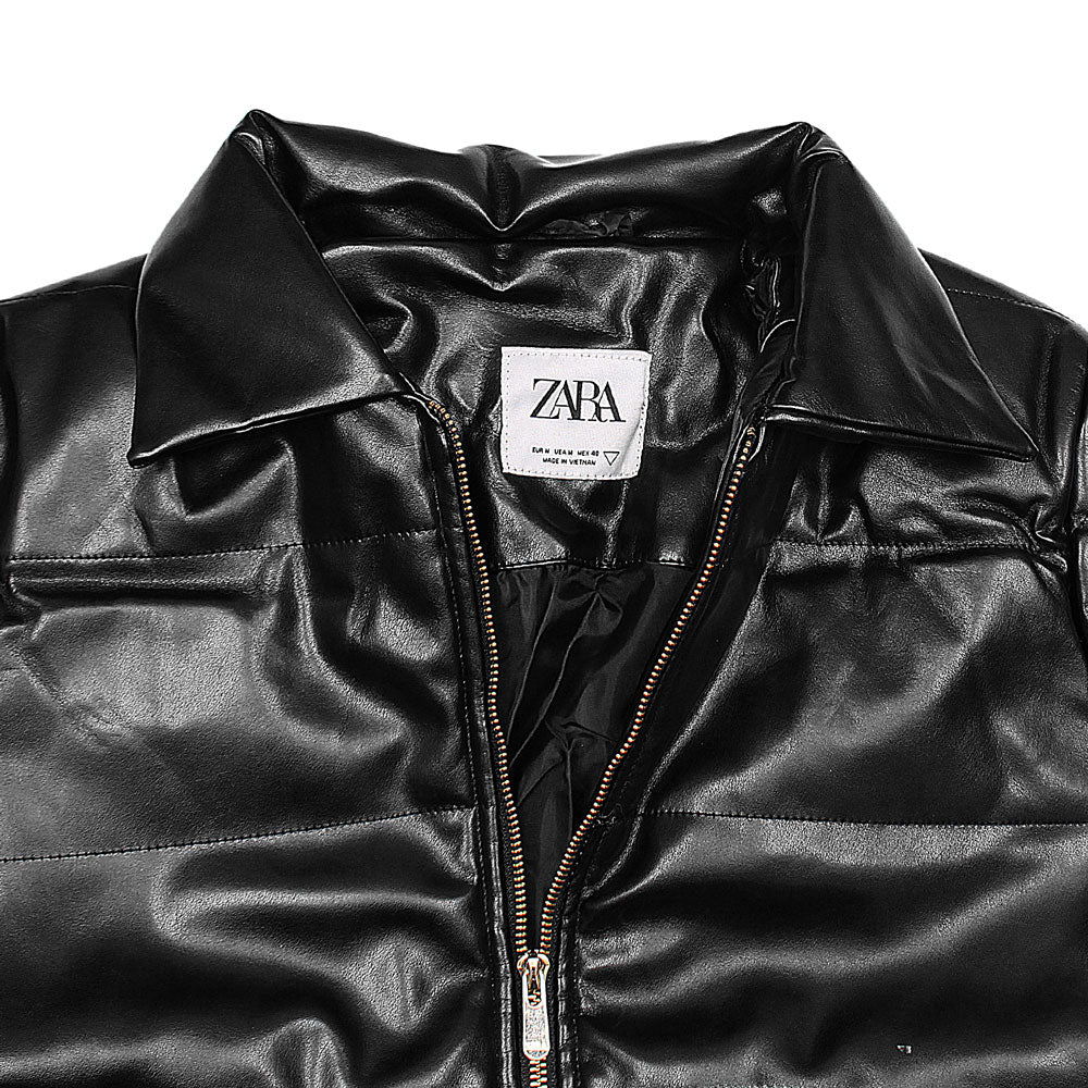 ZRA premium pu leather jacket (00225)