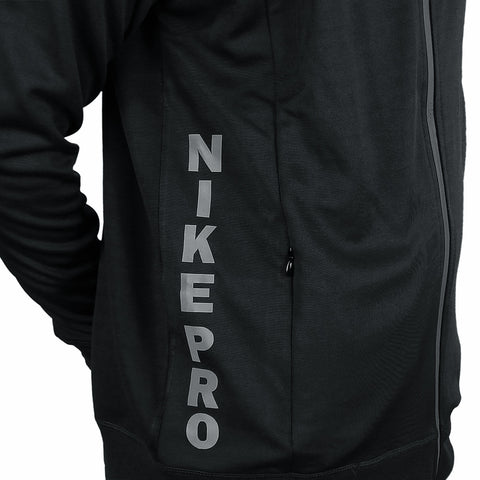 NK 4-WAY STRETCH raglan black zipper (00262)