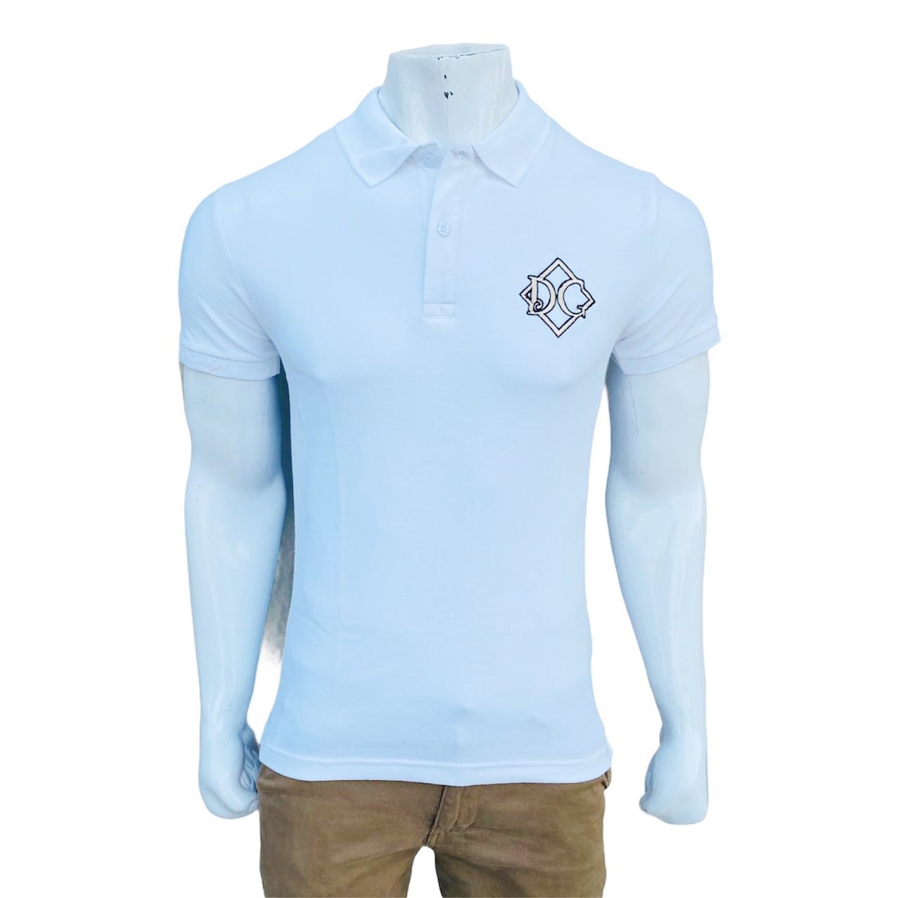 D.N.G white -133 polo shirt (00202)