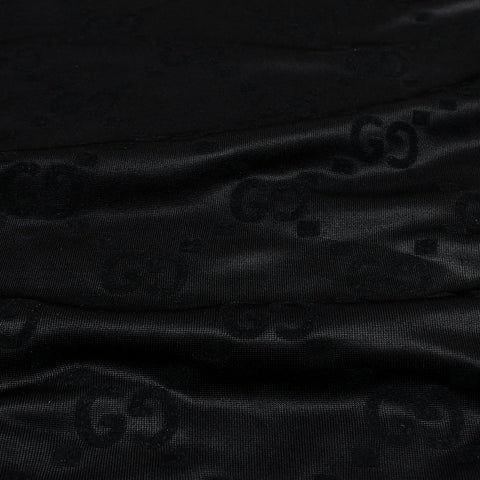 GCCI  allover black poly-sweatshirt (00221)
