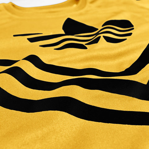 ADS-F  yellow poly-sweatshirt (00215)