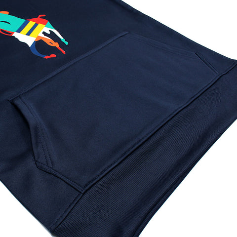 RL Printed  Premium navy pull-over (00234)