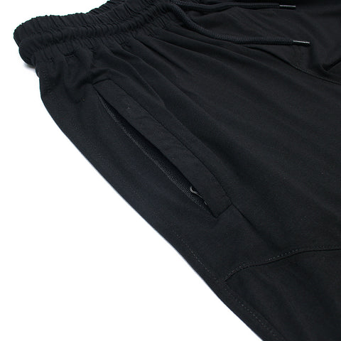 NIK CARGO black cotton lycra shorts tracksuit (00213)