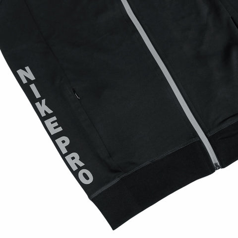 NK 4-WAY STRETCH raglan black zipper (00262)