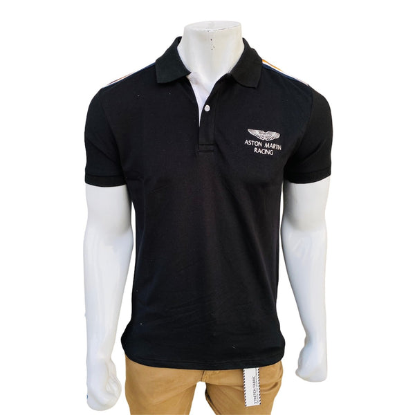 ASTN black -11 polo shirt