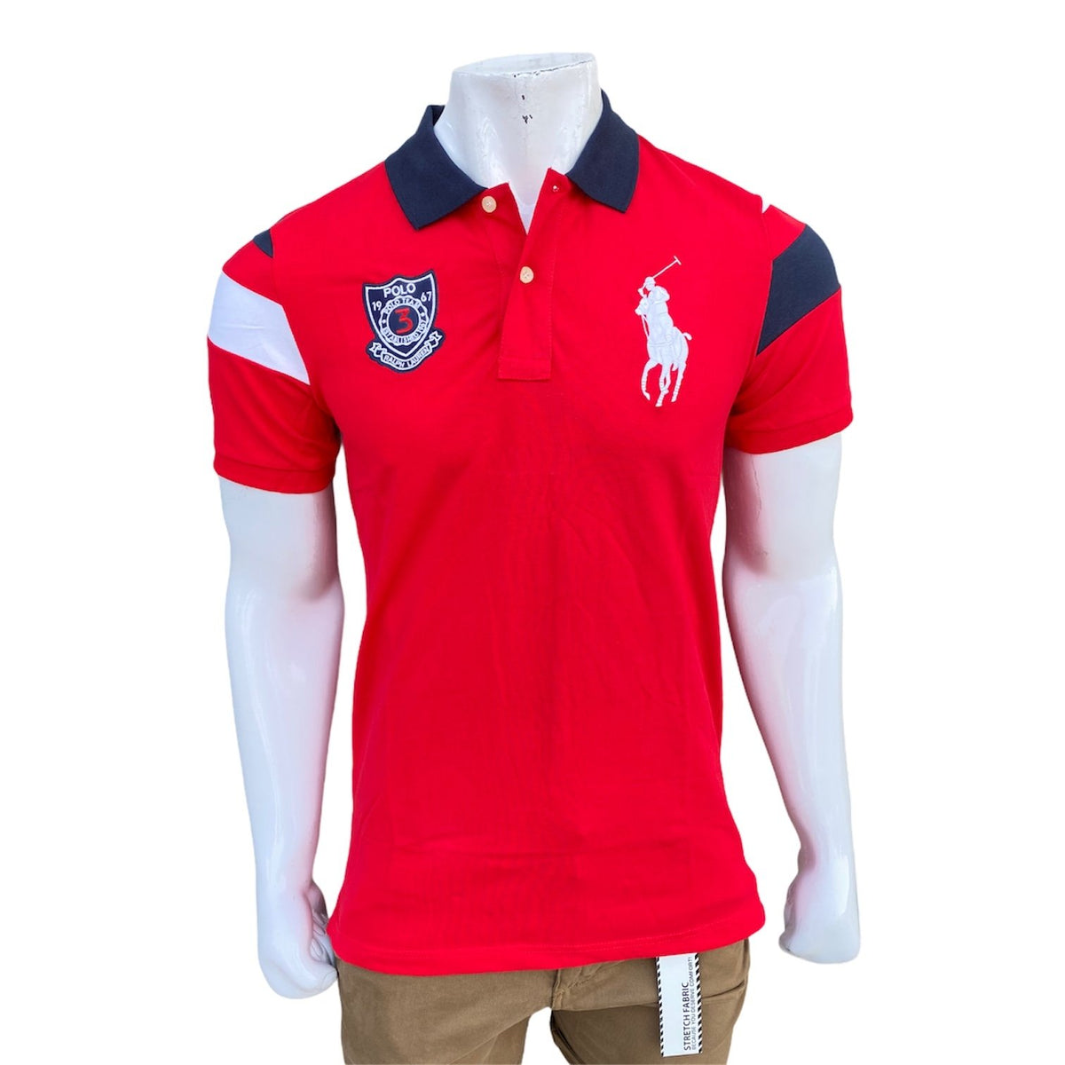 RL red B_P exclusive polo shirt