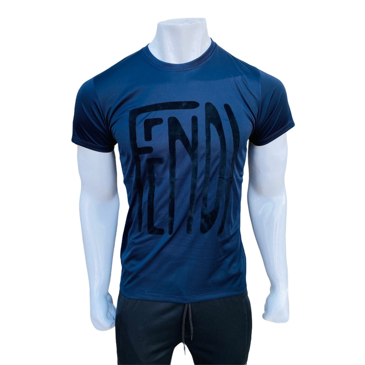 FND exclusive blue printed slim fit T-Shirt-99