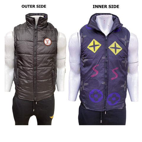 LV black  -blue  reversible gilet
