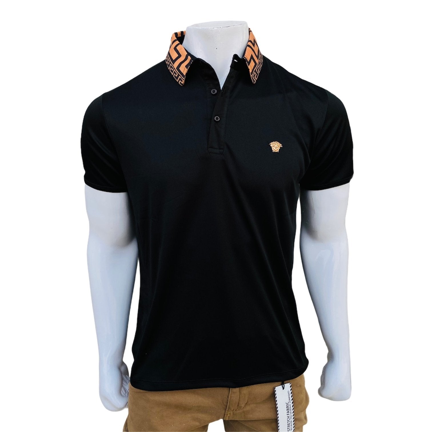 VRS-f black exclusive polo shirt